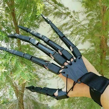 3D Flexible Finger Extensions Halloween Ghost Claw