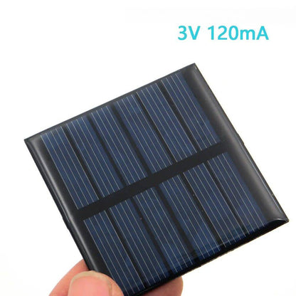 Solar Panel Cell Battery Charger, 3V-250mA DIY Polycrystalline Silicon Encapsulated in Waterproof Resin - Smart Shop (Online Store for wise shoppers) 