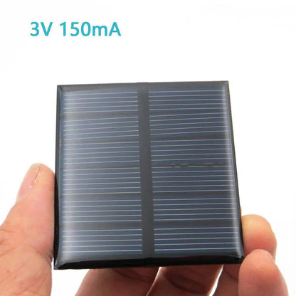 Solar Panel Cell Battery Charger, 3V-250mA DIY Polycrystalline Silicon Encapsulated in Waterproof Resin - Smart Shop (Online Store for wise shoppers) 