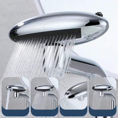 SearchFindOrder Grey 4 in 1 360° Rotation Universal Waterfall Basin Faucet