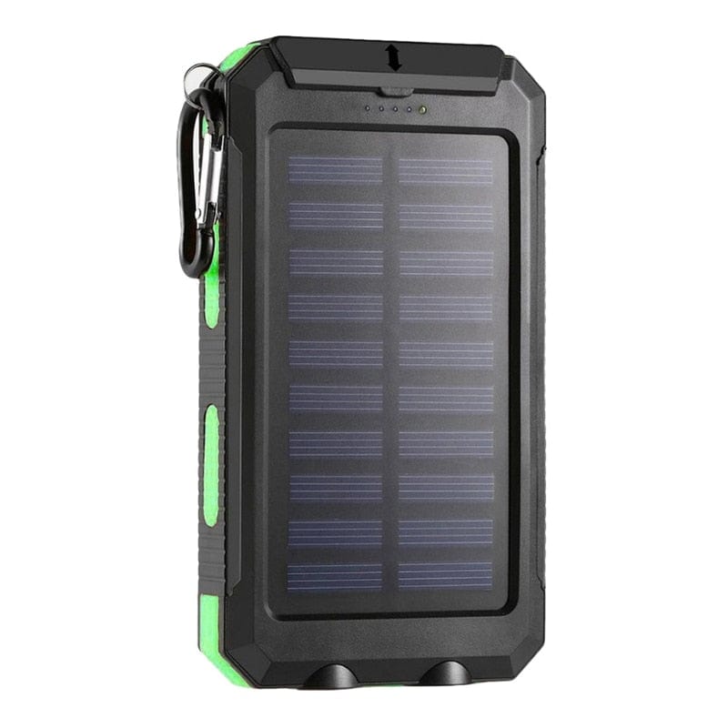 SearchFindOrder 2 Portable Outdoor Solar Powered Waterproof Charger with LED 20000mAh Power Bank Capacity