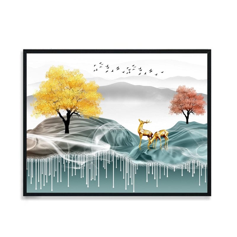 SearchFindOrder 40x30x5cm / 34fulushuangquan Electrical Panel Concealment Artwork