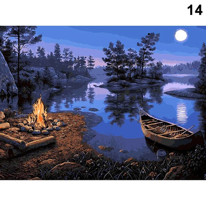 SearchFindOrder 40X50CM DIY Number Canvis Painting Kit