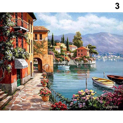 SearchFindOrder 40X50CM 3 DIY Number Canvis Painting Kit