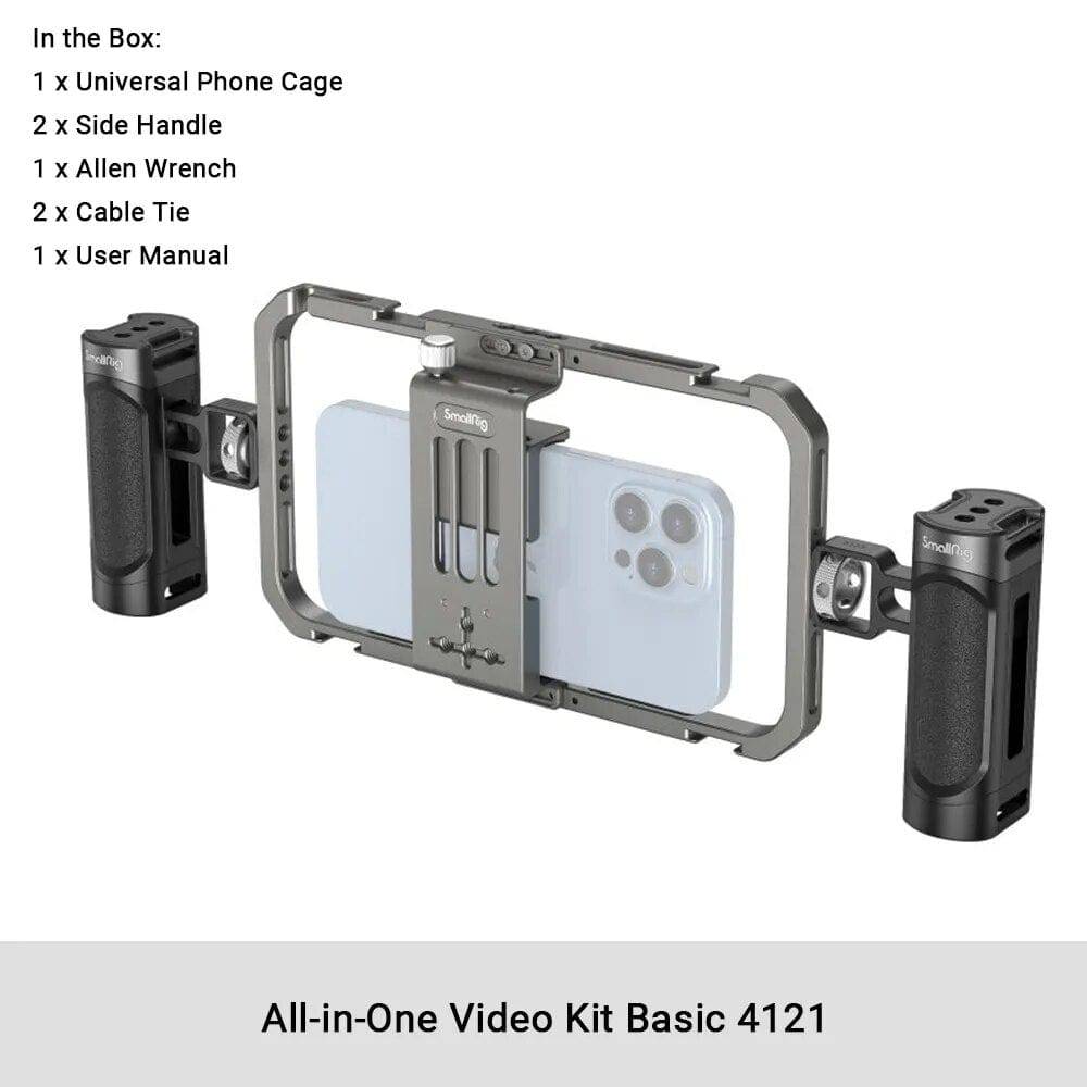 SearchFindOrder cage kit 4 3155B / China Expandable Smartphone Cage with Foldable Handles and Wireless Control for iPhone 14/13/12