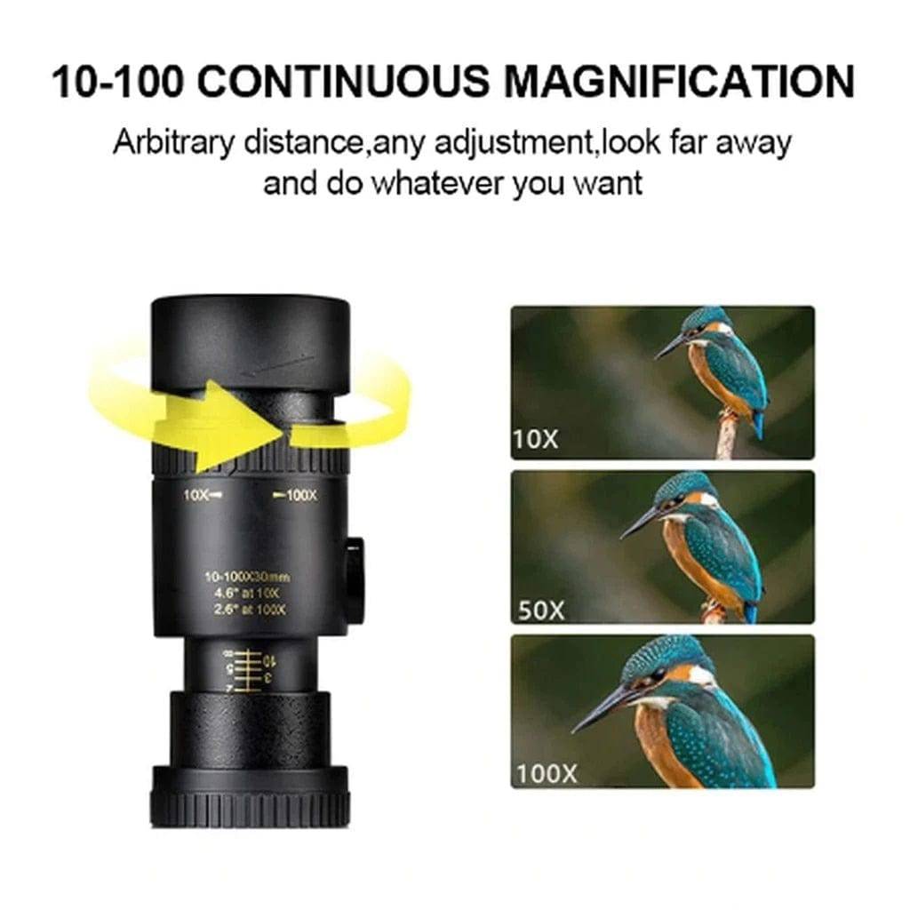 4K Super Telephoto Zoom Monocular Telescope - Smart Shop (Online Store for wise shoppers) 