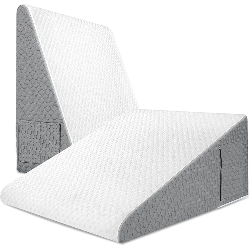 SearchFindOrder 50x50x26 / WHITE Wedge Memory Foam Pillow