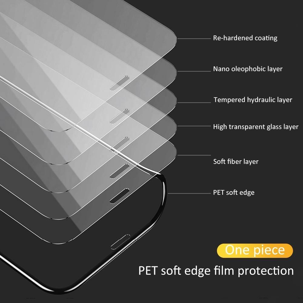 5D Curved Edge Full Cover Screen Protector For iPhone - Smart Shop (Online Store for wise shoppers) 