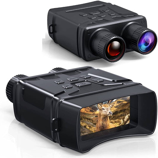 SearchFindOrder 5X Digital Zoom Night Vision Infrared Binoculars with 4 Inch 1080P HD LCD