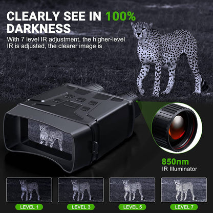 5X Digital Zoom Night Vision Infrared Binoculars with 4 Inch 1080P HD LCD - Smart Shop (Online Store for wise shoppers) 