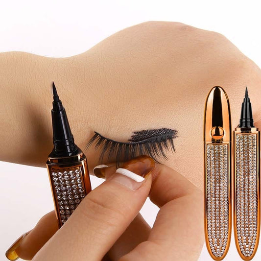 SearchFindOrder black 6-Color Magic Self-Adhesive Eyeliner - Long-Lasting, No-Glue Lash Application & Quick-Drying Pencil