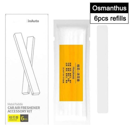 SearchFindOrder 6 Osmanthus Refills Futuristic Low Profile Car Air Freshener