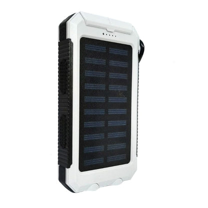 SearchFindOrder 4 Portable Outdoor Solar Powered Waterproof Charger with LED 20000mAh Power Bank Capacity