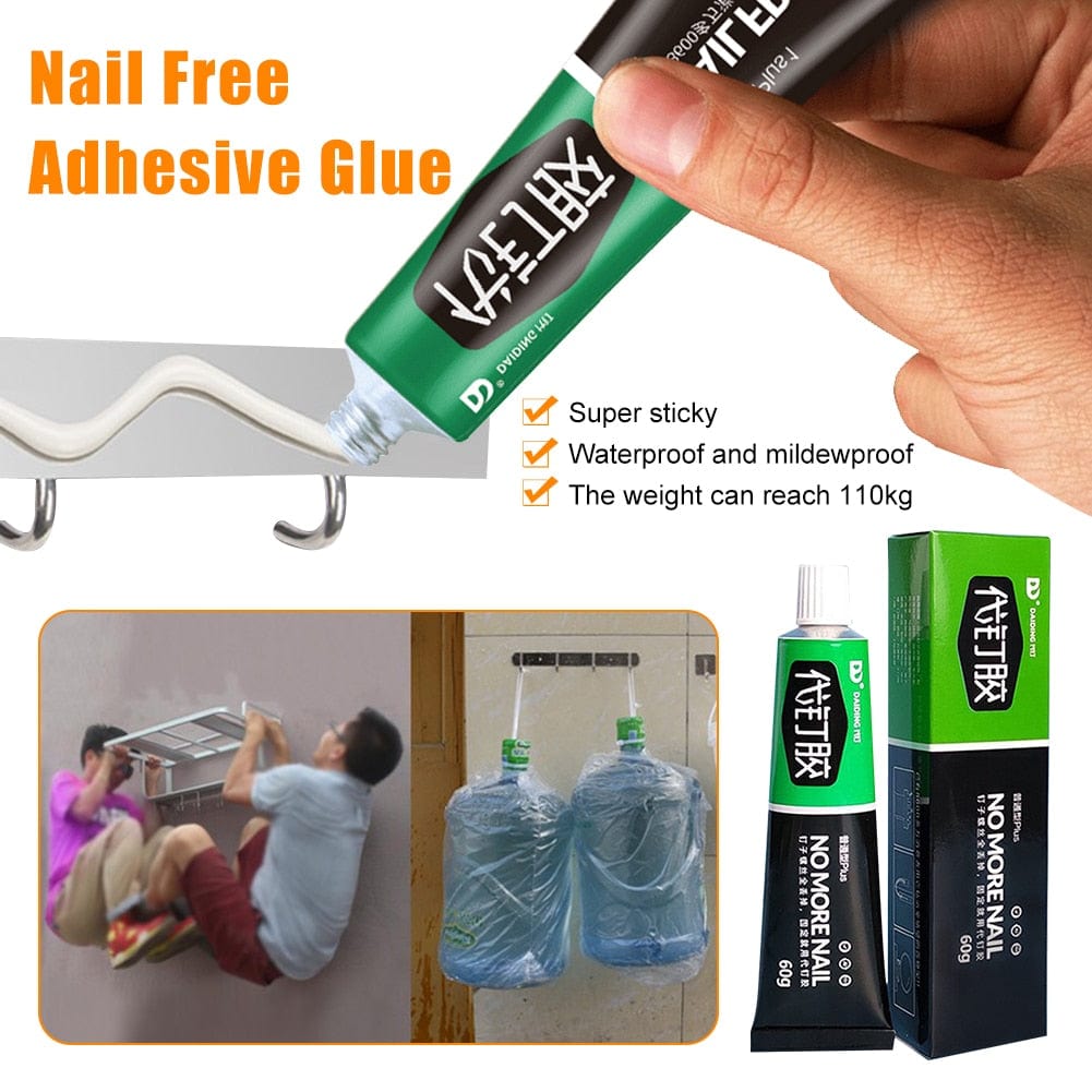 SearchFindOrder 60g All-Purpose Quick Drying Strong Adhesive Sealant Nail Free Glue