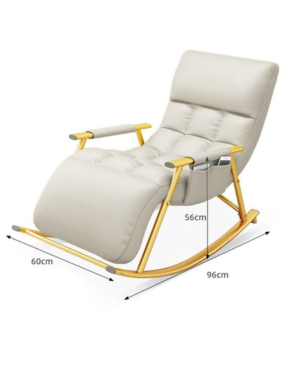 SearchFindOrder 60x96x56cm 17 Nordic Style Comfortable Rocking and Lounge Chair