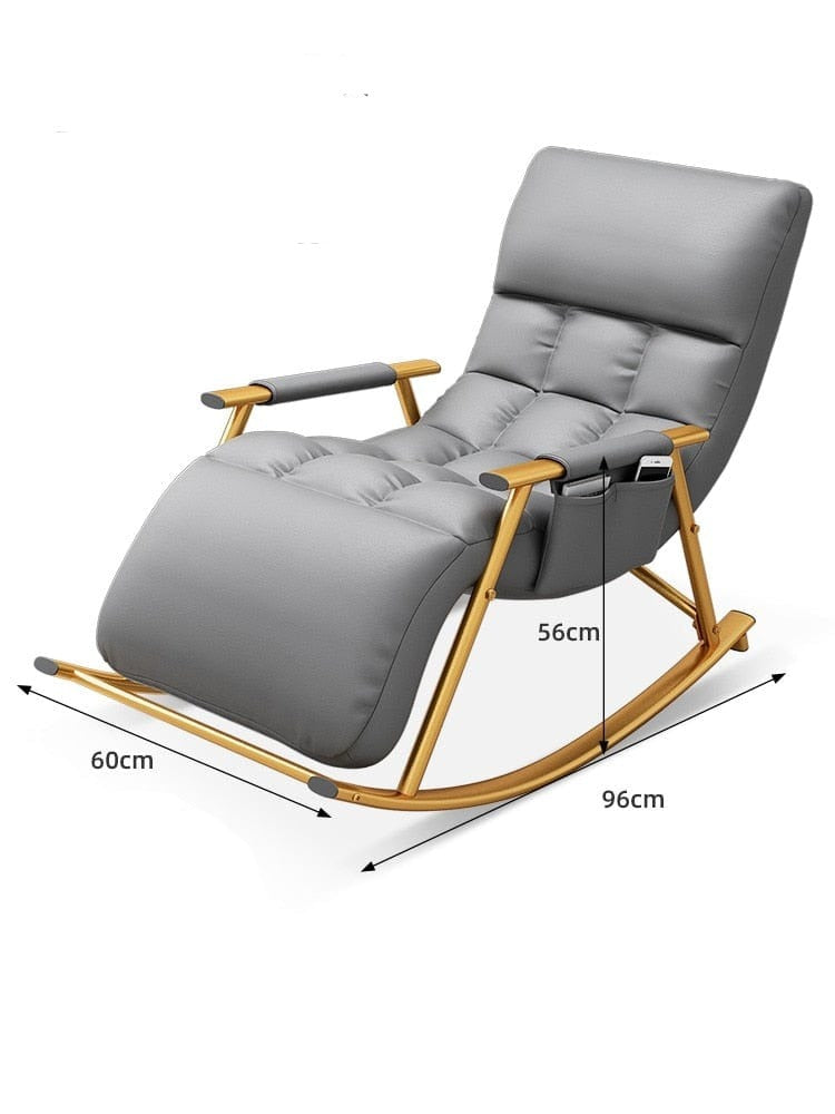 SearchFindOrder 60x96x56cm 1 Nordic Style Comfortable Rocking and Lounge Chair