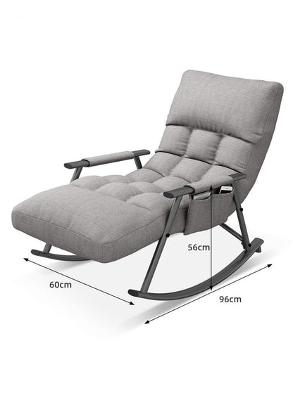 SearchFindOrder 60x96x56cm 14 Nordic Style Comfortable Rocking and Lounge Chair