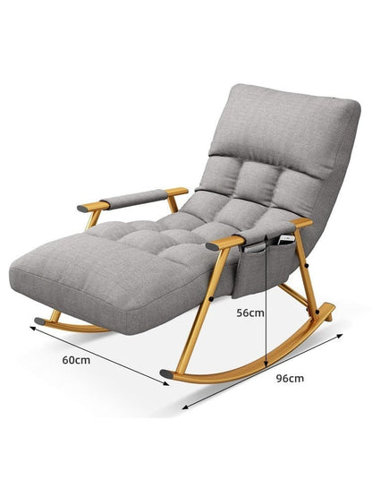 SearchFindOrder 60x96x56cm 3 Nordic Style Comfortable Rocking and Lounge Chair