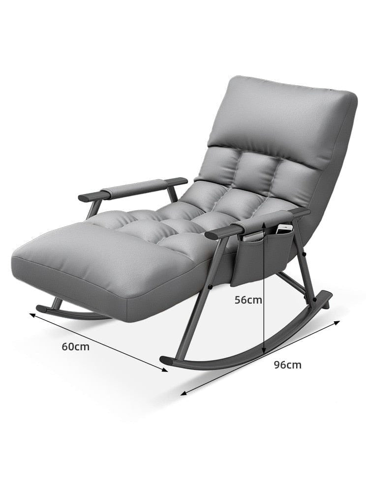 SearchFindOrder 60x96x56cm 16 Nordic Style Comfortable Rocking and Lounge Chair