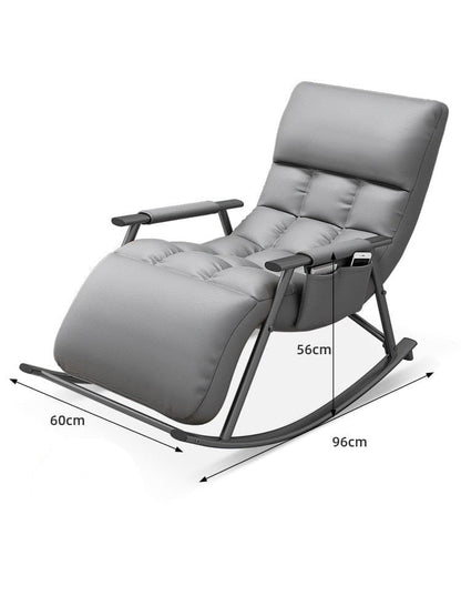 SearchFindOrder 60x96x56cm 11 Nordic Style Comfortable Rocking and Lounge Chair