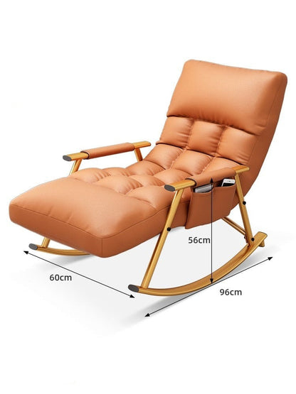 SearchFindOrder 60x96x56cm 9 Nordic Style Comfortable Rocking and Lounge Chair