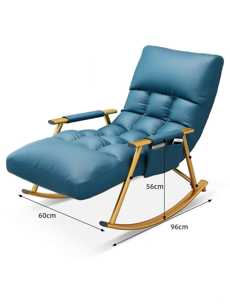 SearchFindOrder 60x96x56cm 2 Nordic Style Comfortable Rocking and Lounge Chair