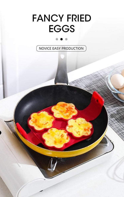 SearchFindOrder 7-ROUND 7 Hole Non-Stick Silicone Egg Pancake Maker