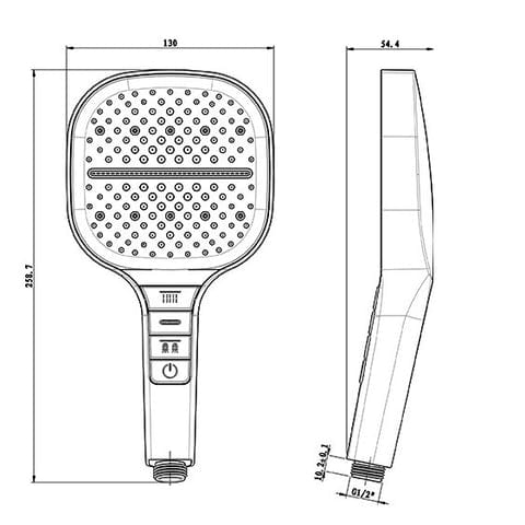 Adjustable 7-Mode High-Pressure Shower Head