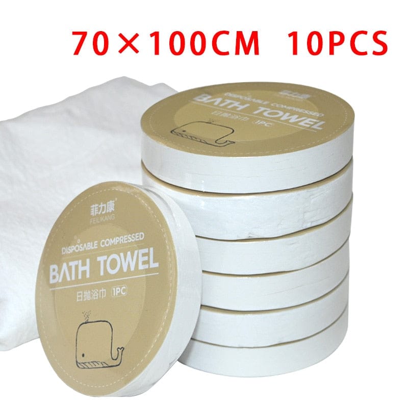 Magic Compressed Microfiber Disposable Soft Bath & Face Towel