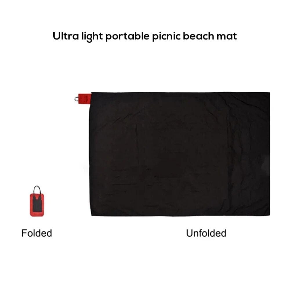 Outdoor Pocket Blanket, Ideal Sand Proof and Waterproof Picnic Blanket for Beach, Hiking, and Festival Use, Foldable and Compact Mat Easily Fits into Small Portable Bag