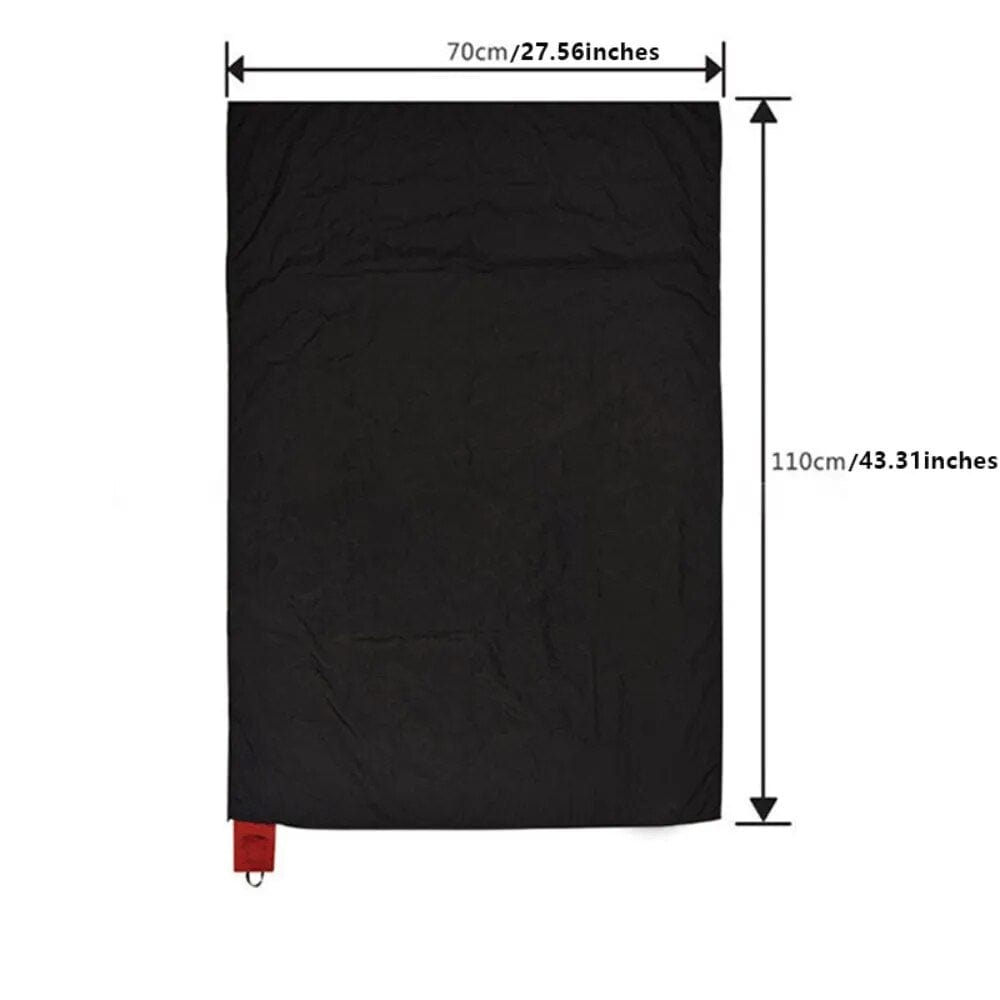 Outdoor Pocket Blanket, Ideal Sand Proof and Waterproof Picnic Blanket for Beach, Hiking, and Festival Use, Foldable and Compact Mat Easily Fits into Small Portable Bag