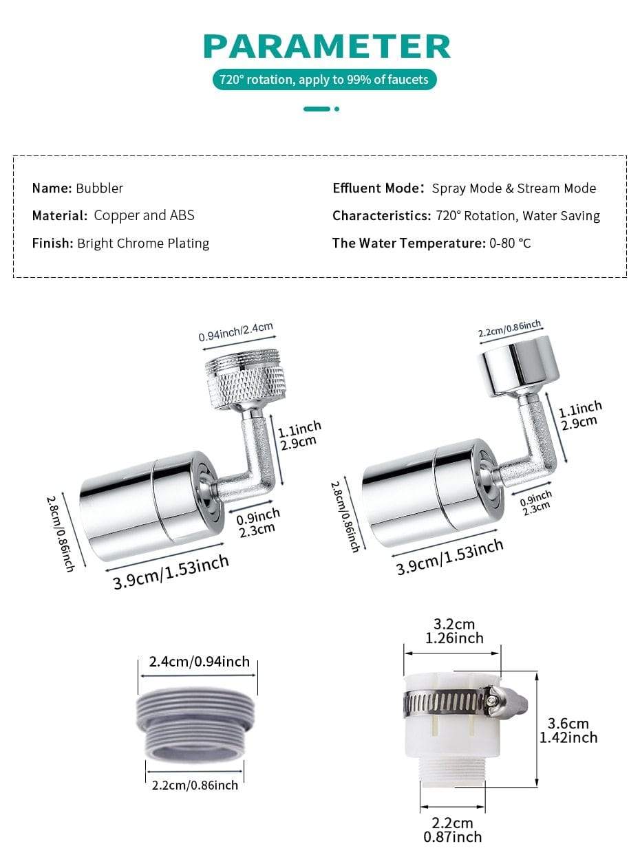 SearchFindOrder M22 720° Degree Swivel Faucet