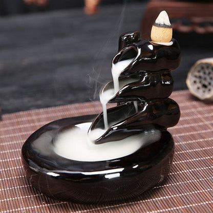 SearchFindOrder 6.5cmx7.4cm Ceramic Incense Burning Fountain