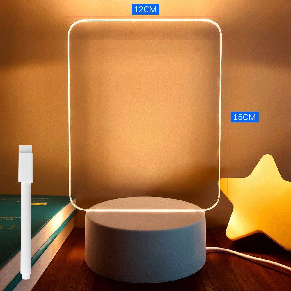 SearchFindOrder C / Warm White Light / China Creative Led Night Light Note Board