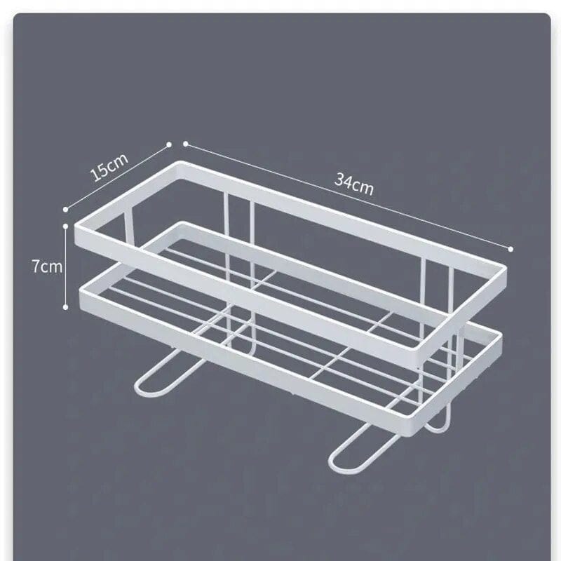 SearchFindOrder black Above Toilet Versatile Bathroom Wall Organizer