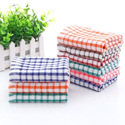 Absorbent Lint Free Cotton Kitchen Tea Towels (6 Pieces)