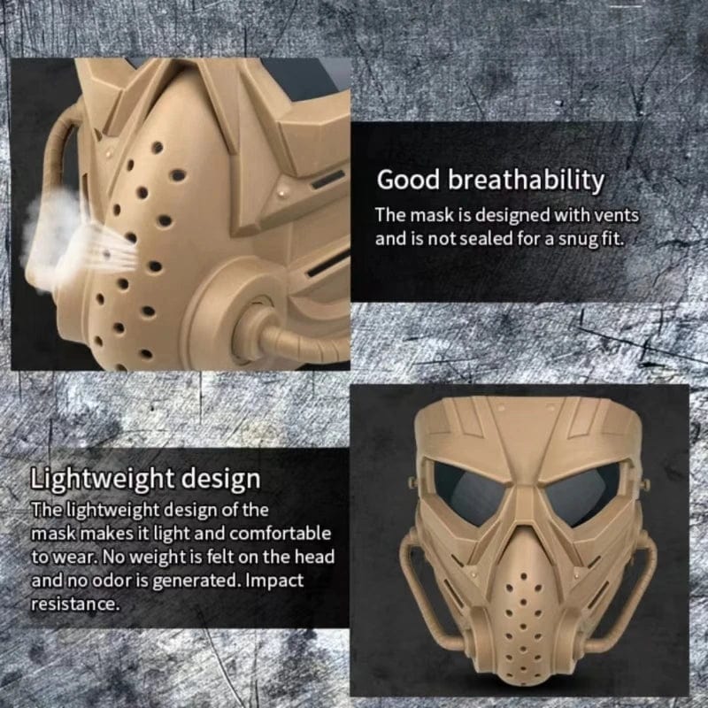 SearchFindOrder TAN-YL / CHINA Adjustable Airsoft Halloween Mask