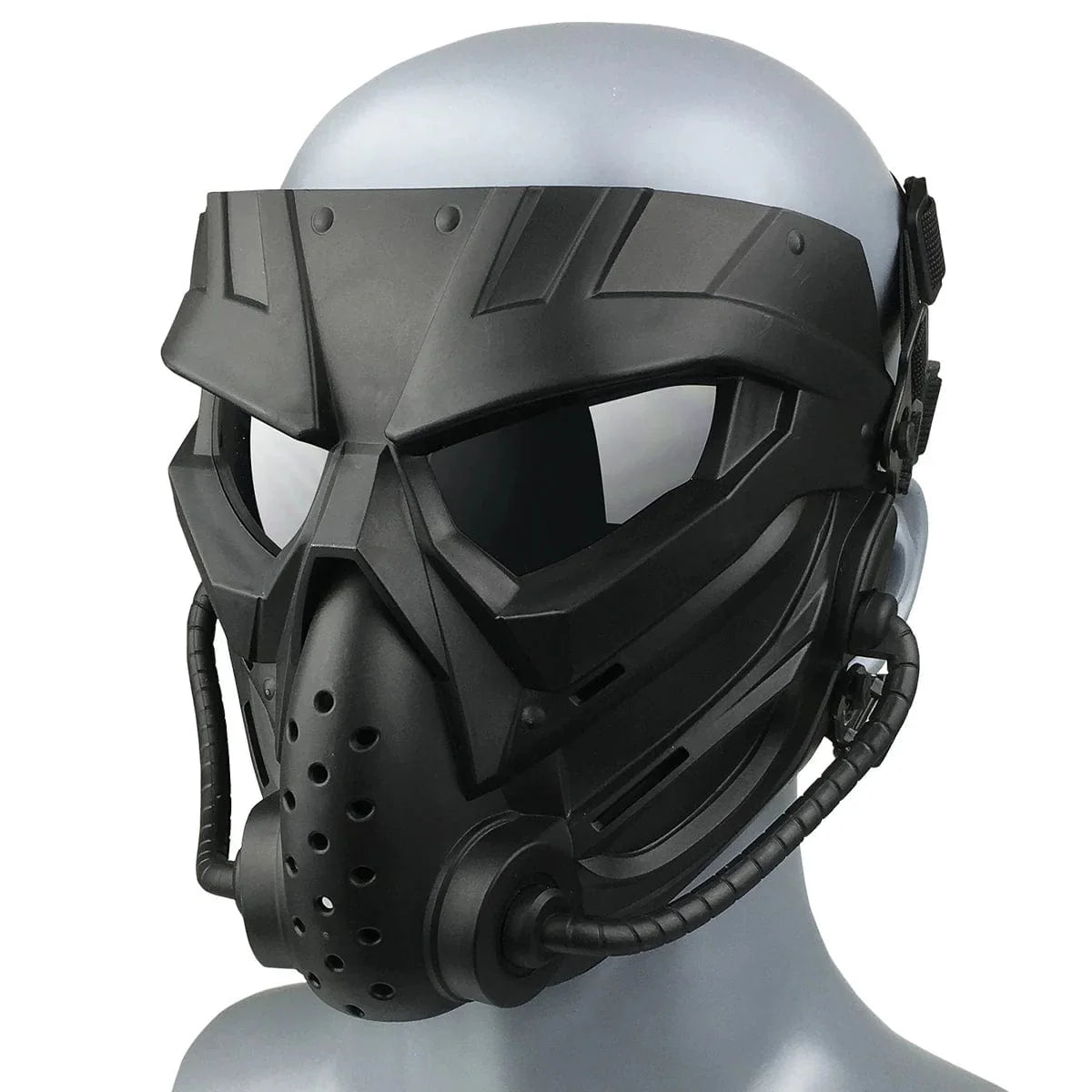 SearchFindOrder BK-GY / CHINA Adjustable Airsoft Halloween Mask