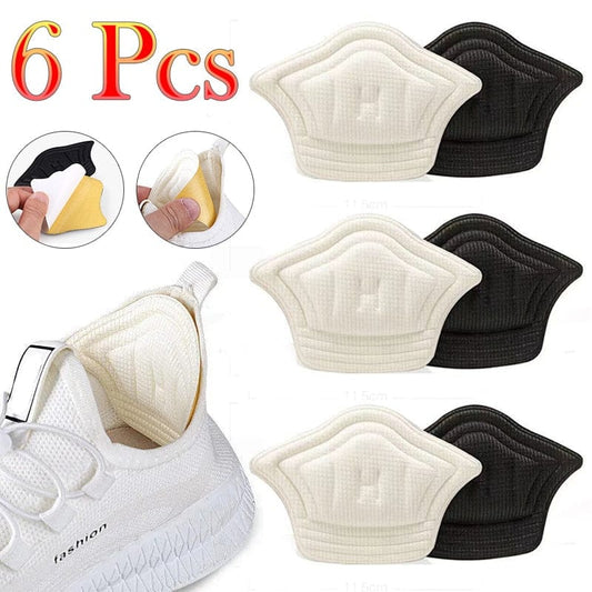 SearchFindOrder Black 5mm-6pcs / China Adjustable Sport Shoe Heel Pads for Pain Relief & Protection (6pcs)