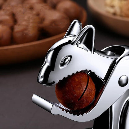 Stainless-Steel Squirrel Nutcracker, Cracks All Types of Nuts