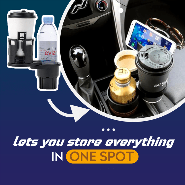 All Purpose Car Cup Holder & Organizer - Smart Shop (Online Store for wise shoppers) )