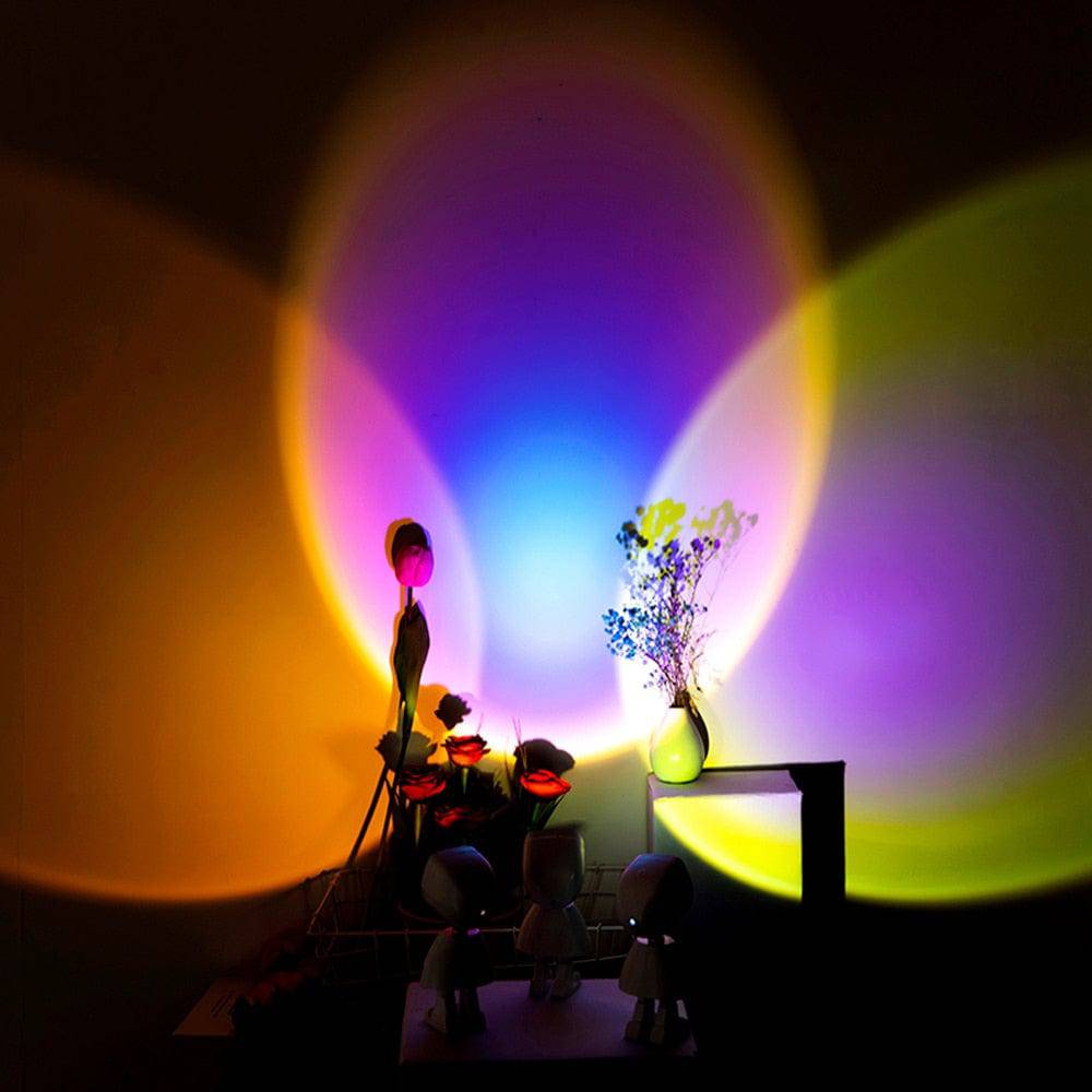 SearchFindOrder Rainbow / China Atmospheric Sunset Robot Lamp LED