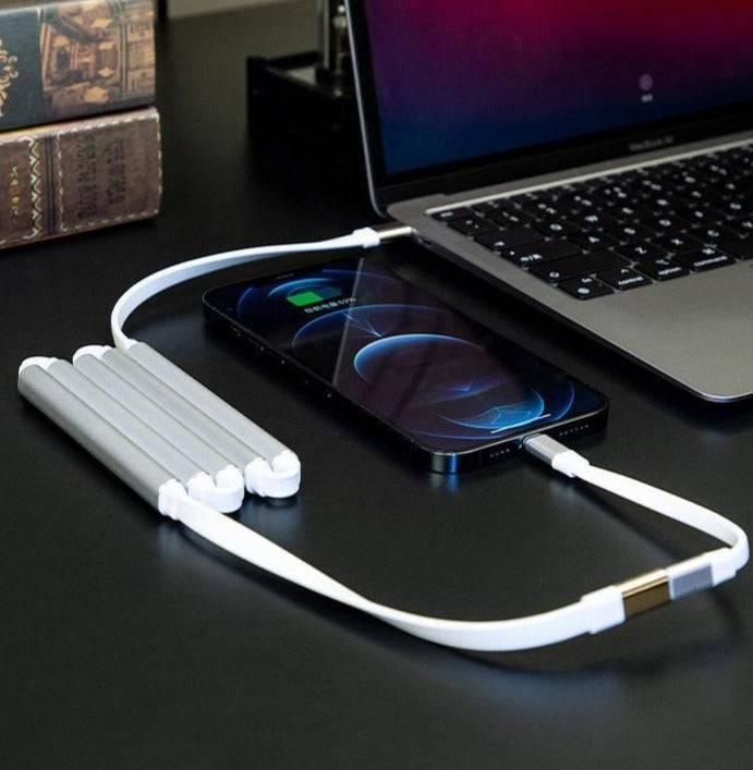 Auto-Folding Magnetic Charging Cable with Built-in Power Bank - Smart Shop (Online Store for wise shoppers) 