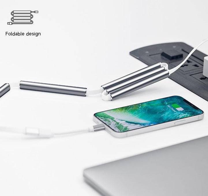 Auto-Folding Magnetic Charging Cable with Built-in Power Bank - Smart Shop (Online Store for wise shoppers) 