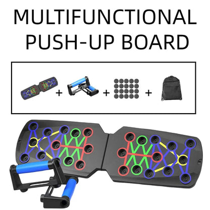 SearchFindOrder C-4 Portable and Multifunctional Push-up Board for Training Chest, Abdomen, Arms, and Back