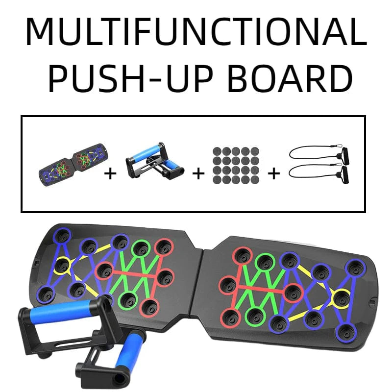 Portable Multifunctional Push-up Board for Chest, Abdomen, Arms, and Back Training