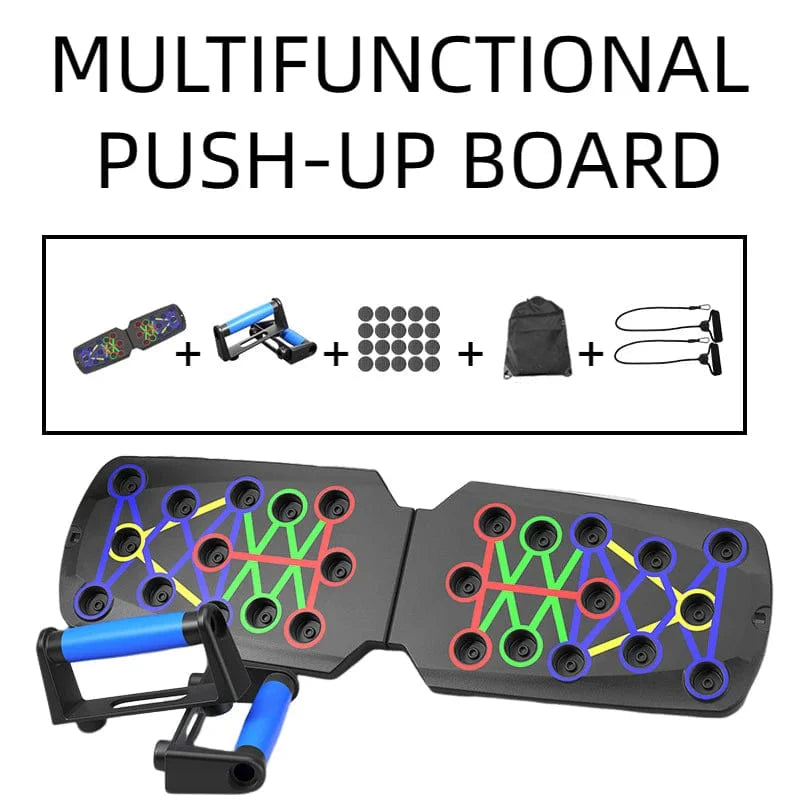 Portable Multifunctional Push-up Board for Chest, Abdomen, Arms, and Back Training