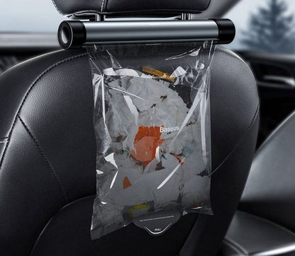 SearchFindOrder 2Pcs with 80pcs Bags / 1.5L-2L Back Seat Head Rest Roller Car Trash Can