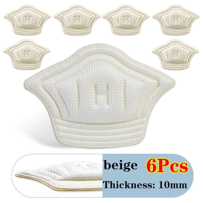 Heel Grips Liner Cushions Inserts Pads for Loose Shoes to Improve Shoe Fit and Comfort (6pcs)