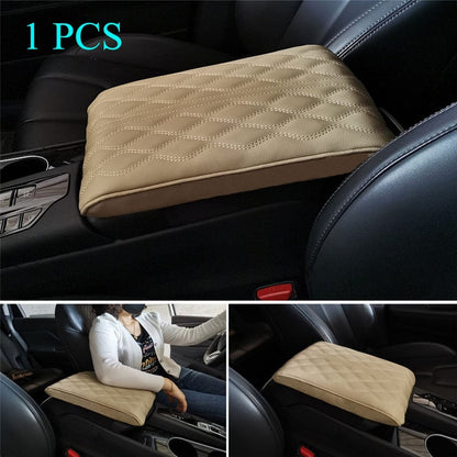 SearchFindOrder Brown Central Car Armrest Console Cushion